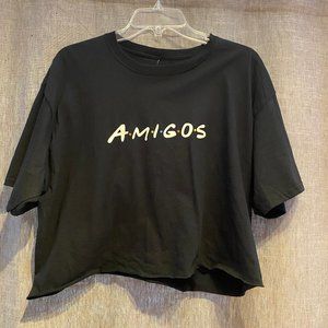 Amigos Cropped T-Shirt